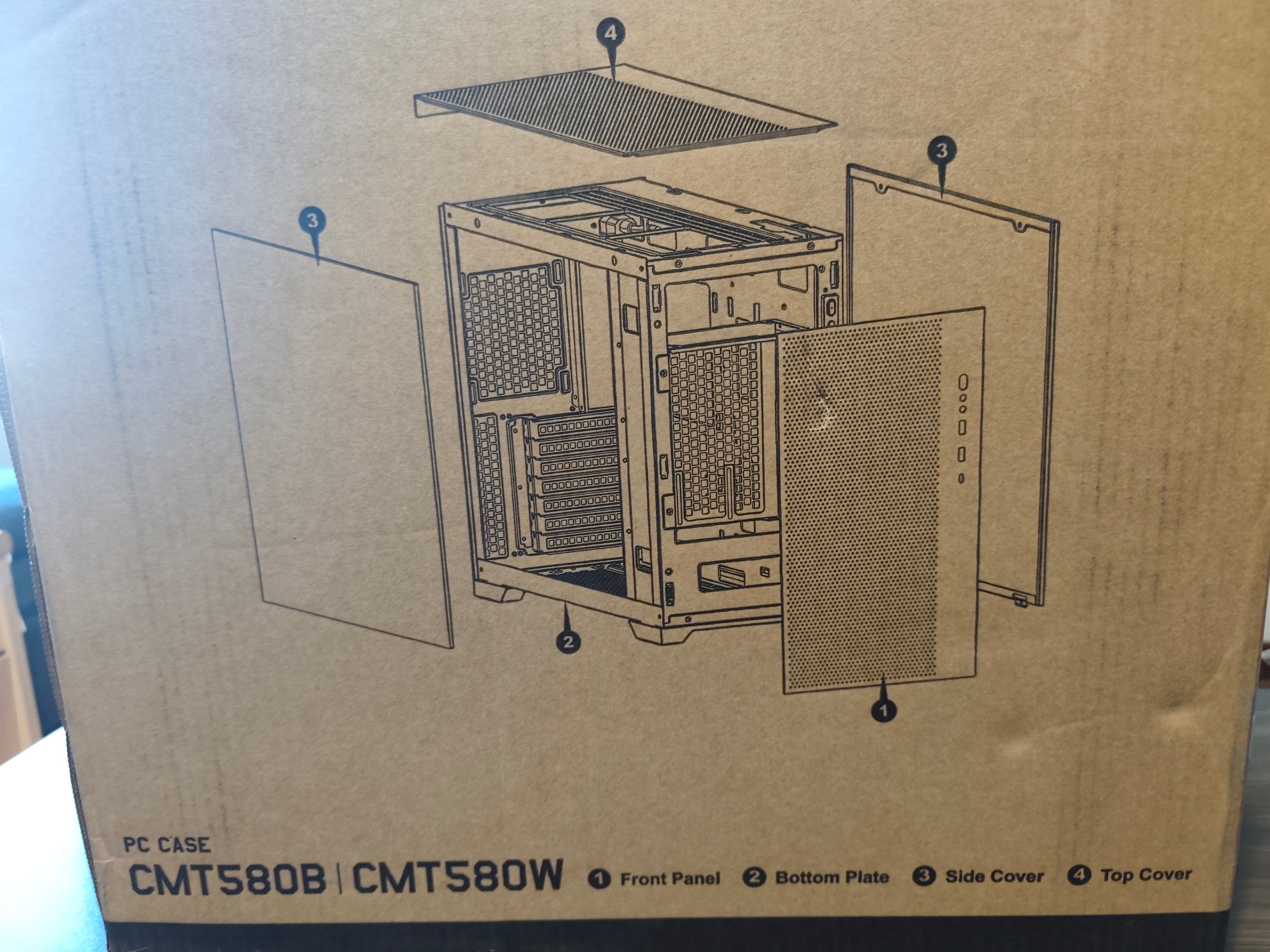 Caja PC Gaming FSP CMT580 NUEVA – 4 ventiladores